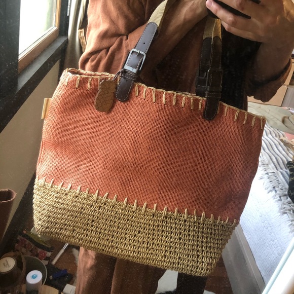 Pretty colors fall tote bag woven - Picture 3 of 4